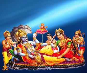 Hindu God Pooja Aarti Katha Chalisa Mantra - Vishnu