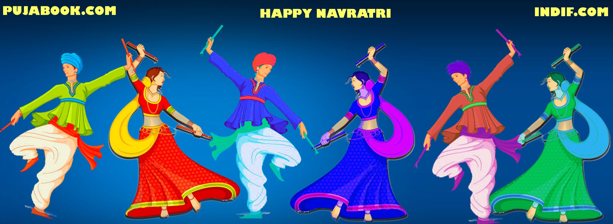Dandiya - Garba Dance at Navratri Festival
