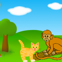 Hindi Story for Kids – बिल्ली और बंदर